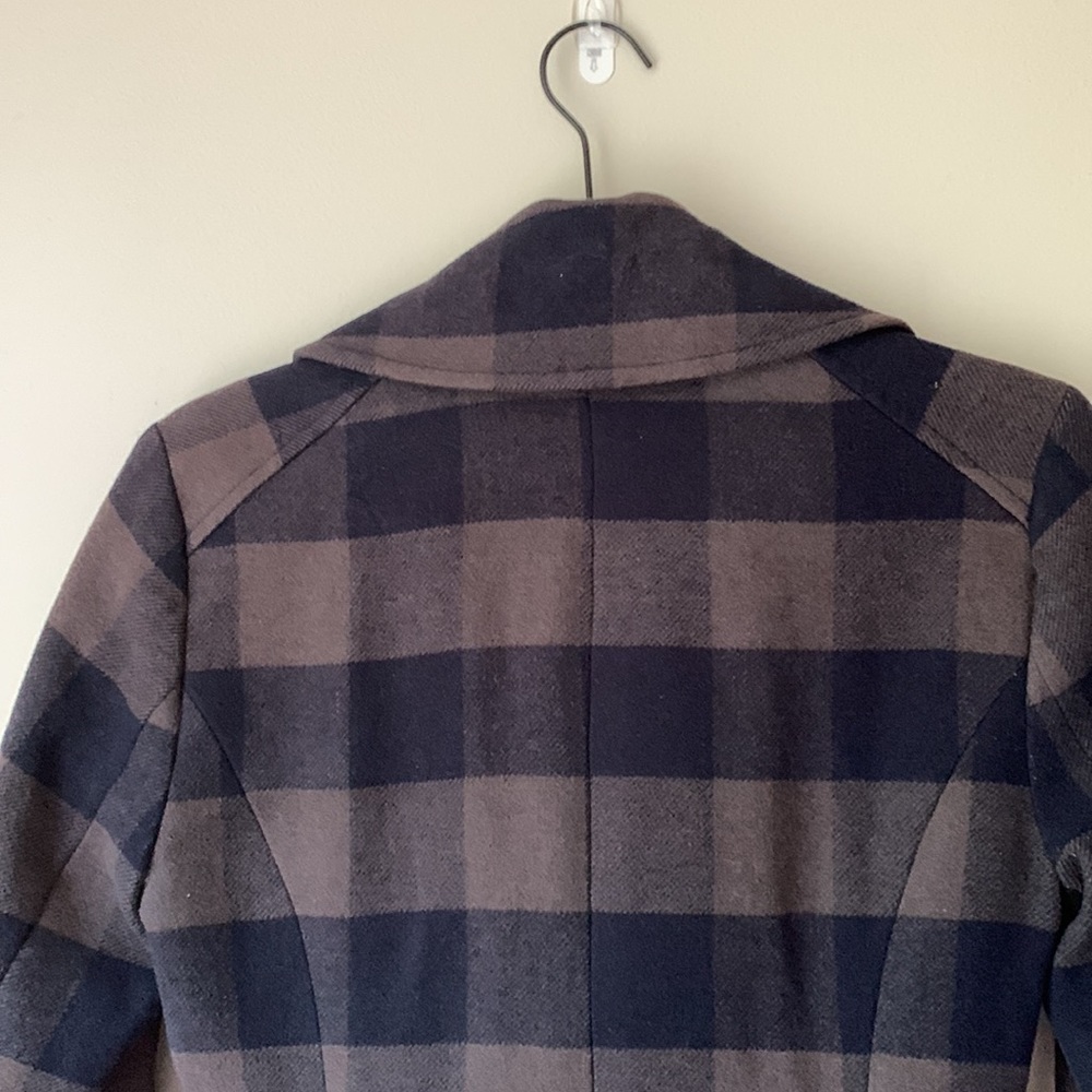 Fossil plaid double breasted coat - Picture 9 of 13